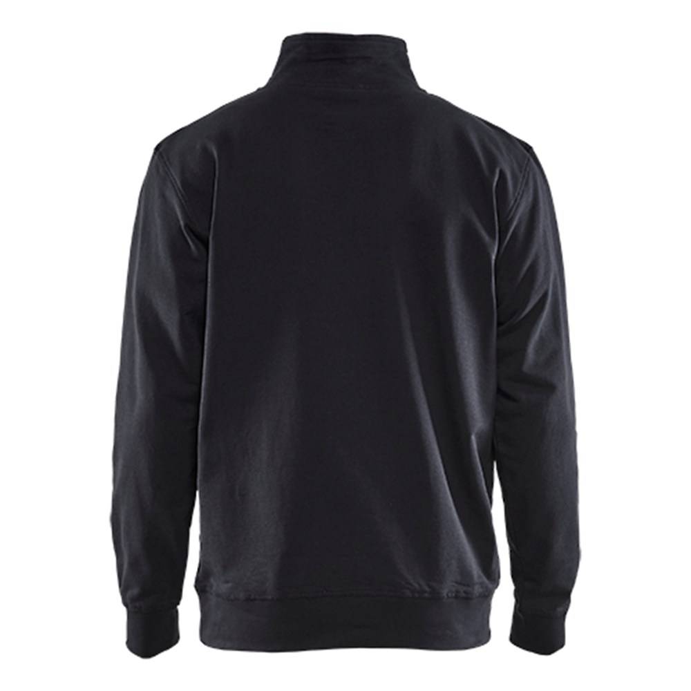 Blakläder Sweater Jersey Halve Rits Zwart Mt. L-1