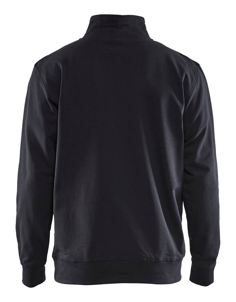 Blakläder Sweater Jersey Halve Rits Zwart Mt. L-4