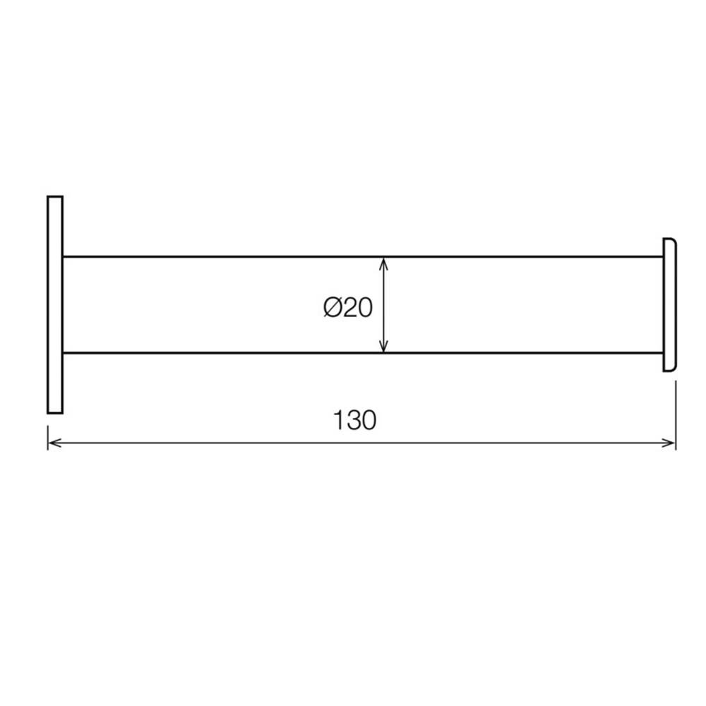 Ivana Necosteel Rvs Toiletrolhouder Reserve 1Rol Type Ku03-1