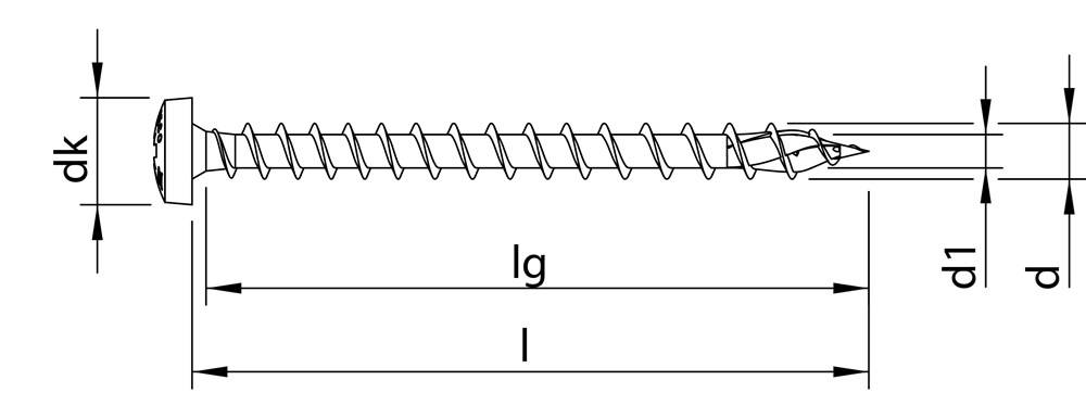 Heco SCHRAUBEN Spaanplaatschr Verz Pzd Panhead 4.0X30 Heco - 200 stuks-1