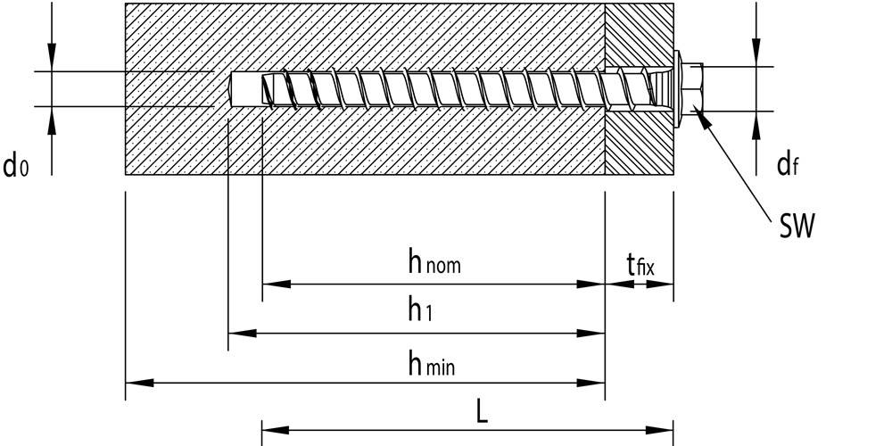 Heco SCHRAUBEN Betonschr Multi-Monti Zesk.Kop Sw-10 Verz 7.5X100/65 - 50 stuks-2