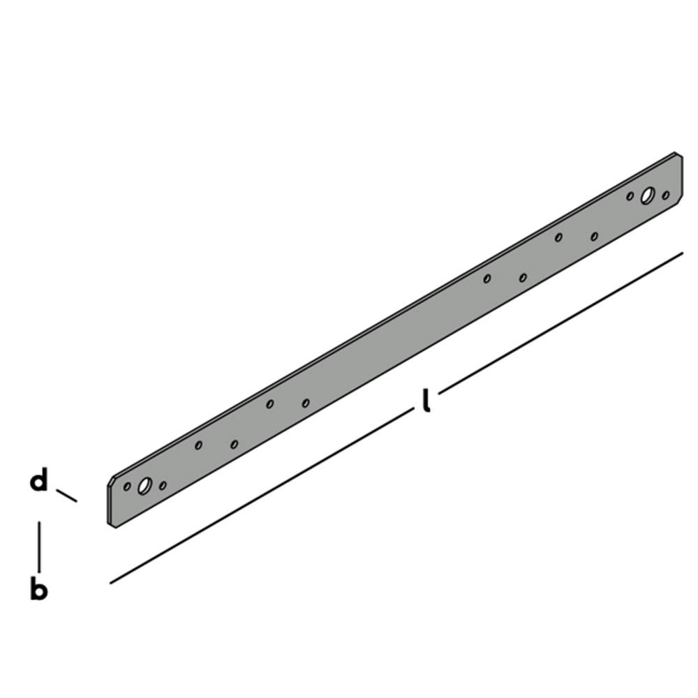 GB Koppelanker Verzinkt 400X30x2mm-1
