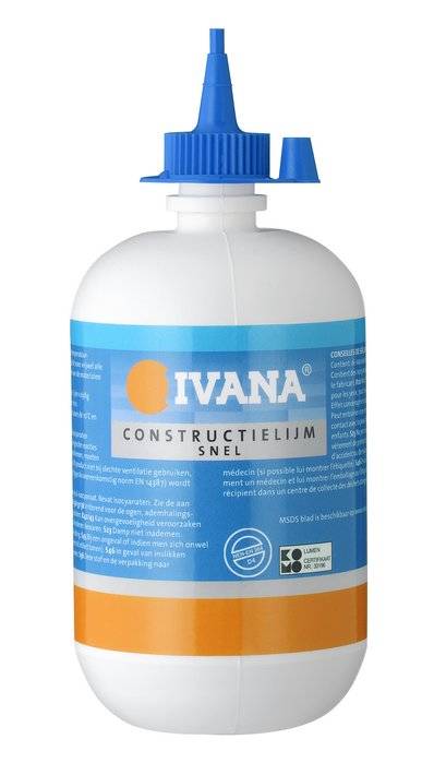 Constructielijm Ivana Snel D4 Flac. 250Ml-0