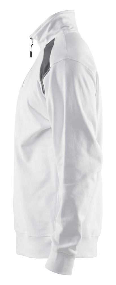 Blakläder Sweater Halve Rits 3353-1158-1098 Wit / D.Grijs Xxl-1