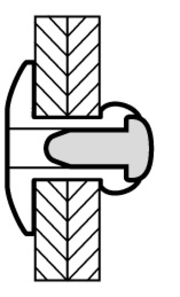 MASTERFIX Popnagel Alum/Staal 4.8X12mm Klinkb.7Mm Doos=250St - 250 stuks-2