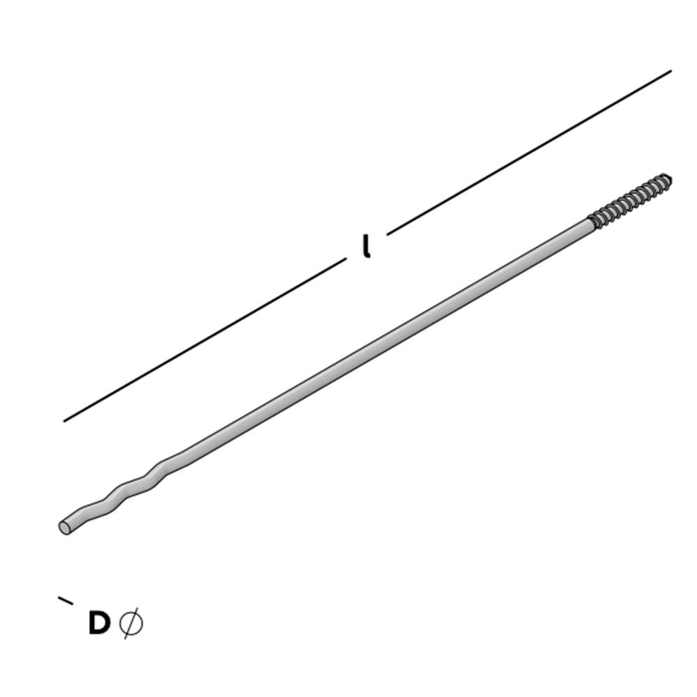 GB Hsb Spouwank Uni 300X5mm Rvs 316 O.G. Spouw Max 210 - 250 stuks-1