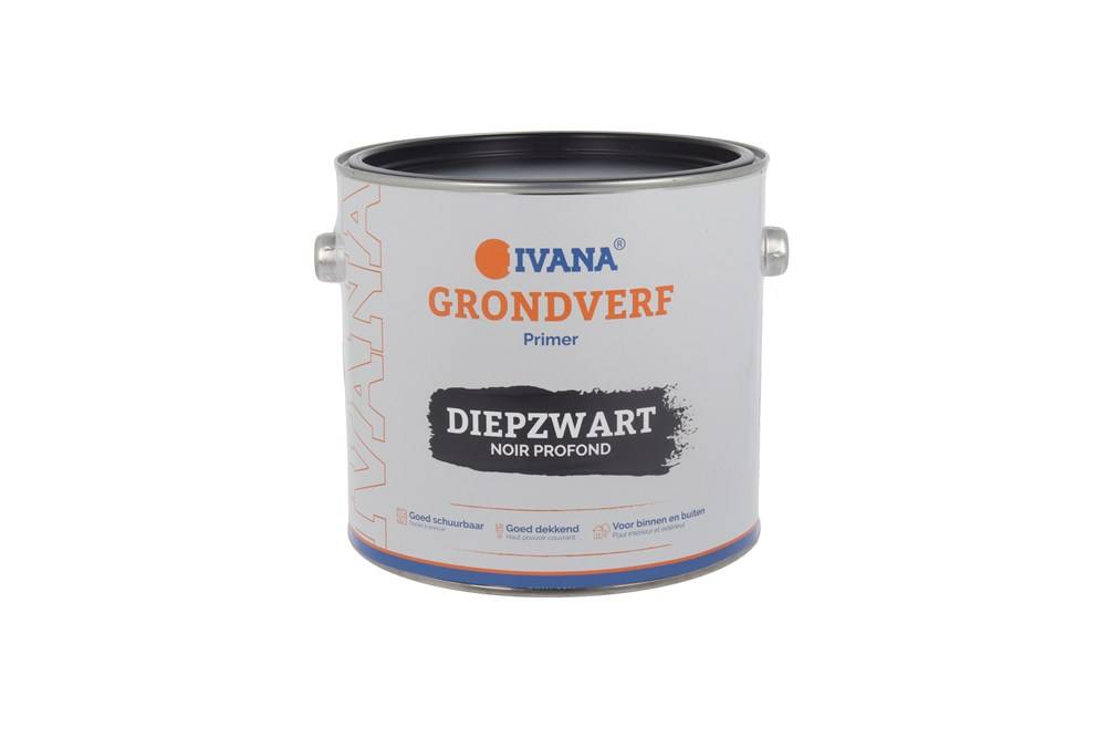 IVANA Grondverf Zwart 2,5 Ltr-1