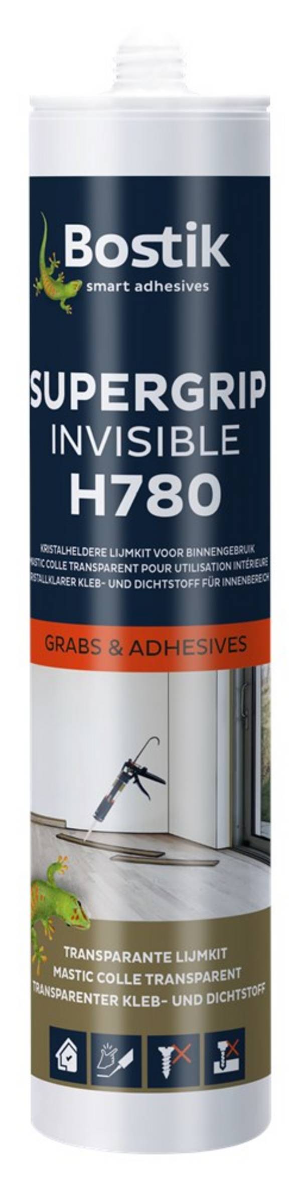 Bostik  H780 Superfix  Invisible Transp. 290Ml