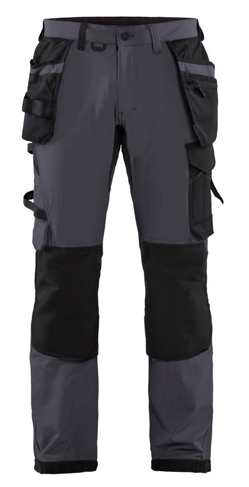 Blakläder Werkbroek 4-Weg Stretch Medium Grijs / Zwart C54-0