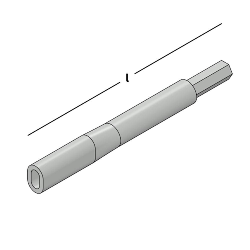 GB Indraaihulpstuk 120Mm Voor Uni Hsb- Boorspouwank 5Mm-1