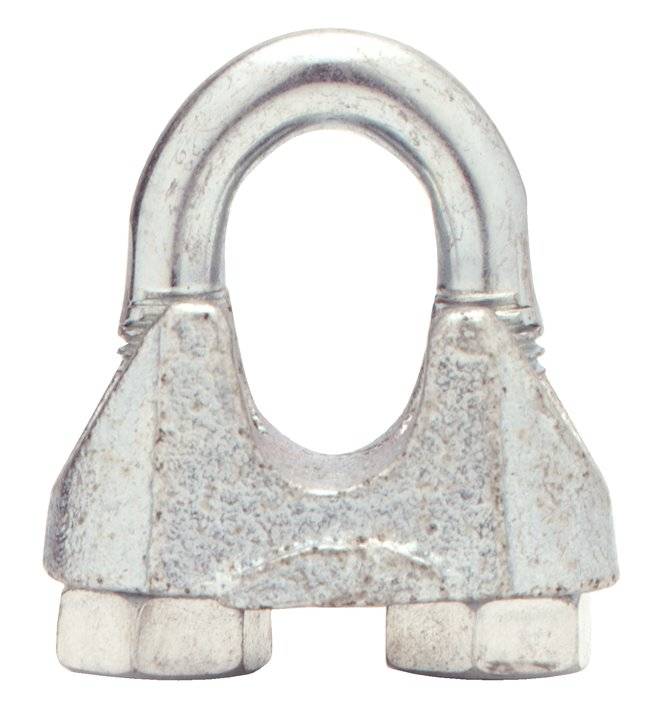 DULIMEX Staaldraadklem Verzinkt V/16Mm. Staaldraad-0