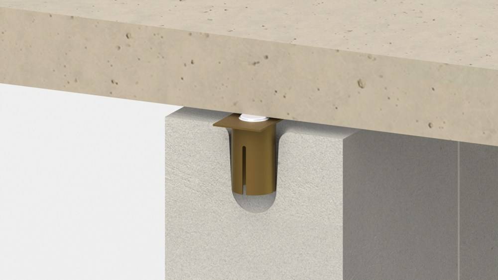 GB Dookgatanker Verzinkt Hoog 60Mm Rond 40Mm-1