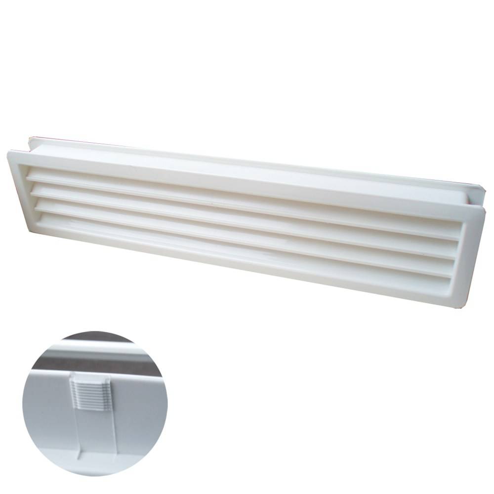 WEHA Deurventilatierooster B.Z. Bruin 439X94 Mm.-1