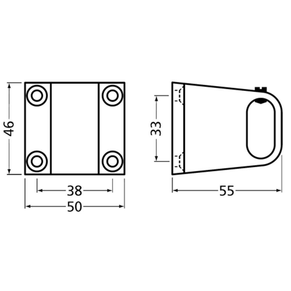 Garderobe Middensteun 1032 Gardelux 1 Hermeta 58Mm-1