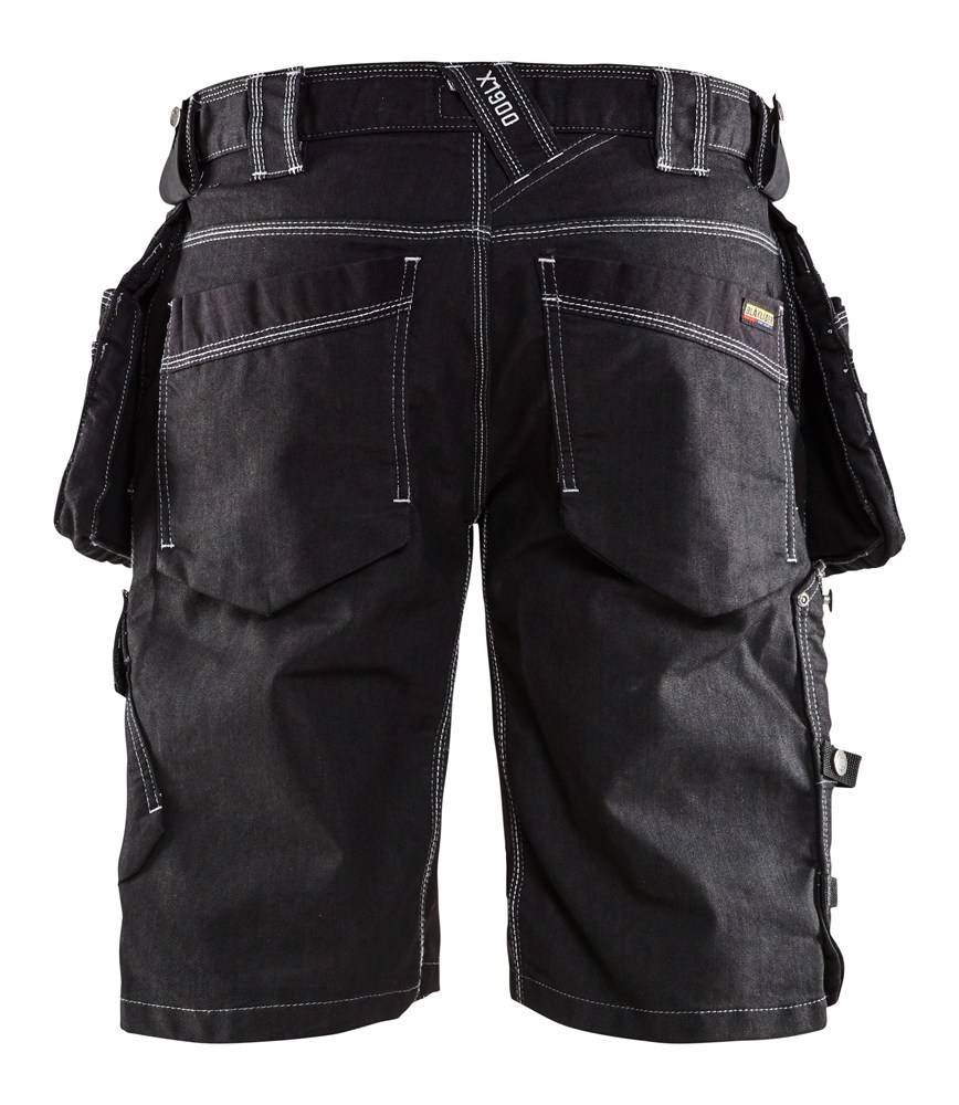 Blakläder Short Denim Stretch X1900 1992-1141-9900 Zwart Mt.52-1