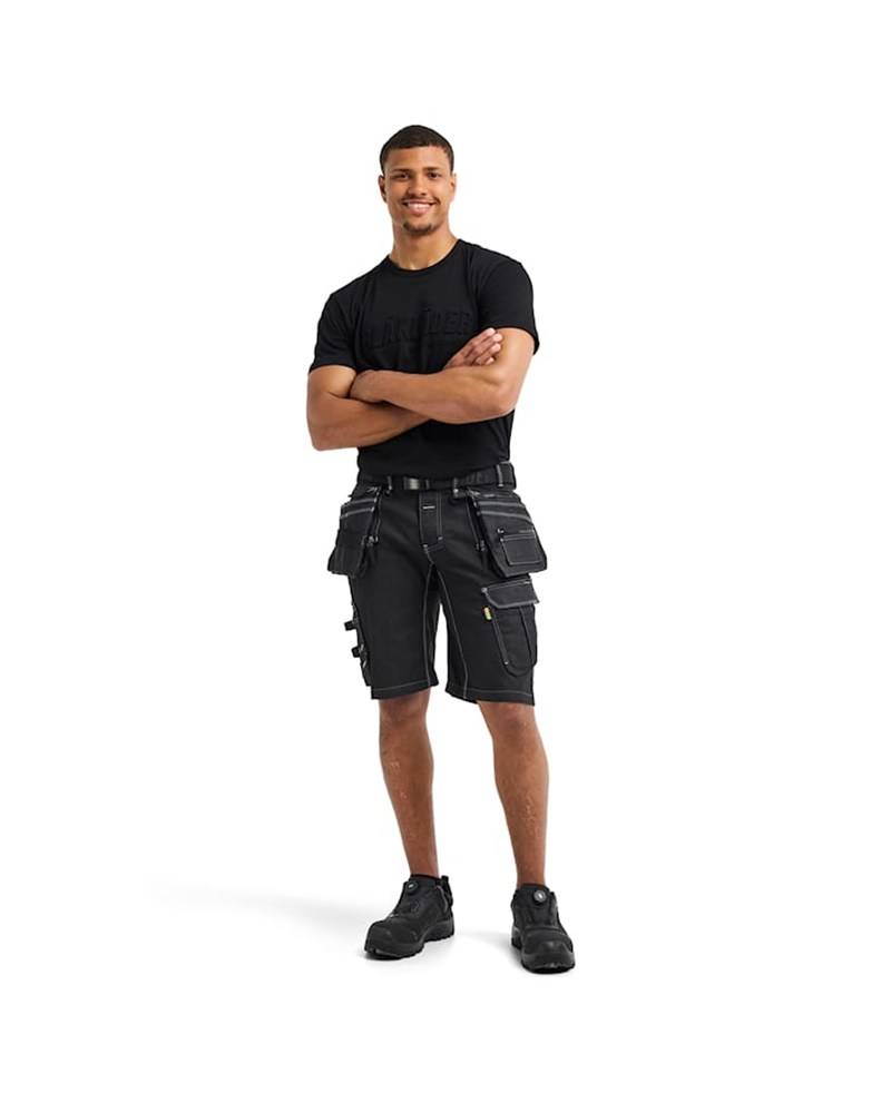 Blakläder Short Denim Stretch X1900 1992-1141-9900 Zwart Mt.52-4