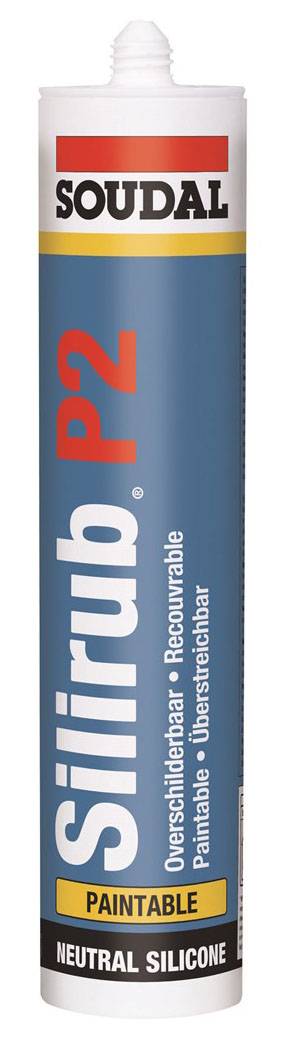 Soudal Beglazingskit Creme 9001 Silirub P2 Koker-0