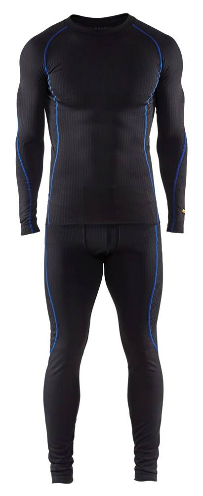 Blakläder Thermo Ondergoed 6810-1707-9985 Zwart / Blauw Mt.L-4
