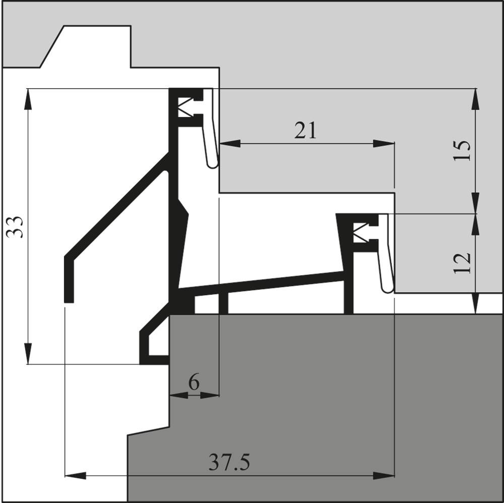 ELLEN Dorpelstrip Anb11 / Lengte 300 Cm.-1