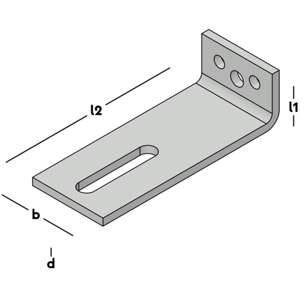 GB Hoekanker Zwaar 40X150 60X6mm Verz 0756646-0