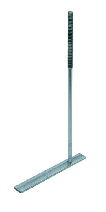 GB Muurplaatank M12x500 Verz M/Plaat 225Mm Zonder Moer-0