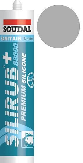 Soudal Sanitairkit Silirub+S8100 Transp.Gr-0