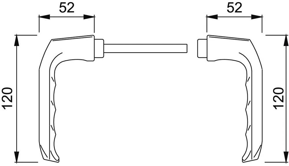 Deurkruk Hoppe F1 113P London (Deurdikte 54Mm.)-1