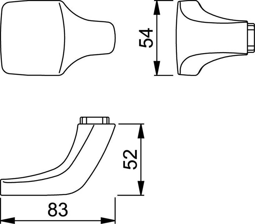 Hoppe Voordeurknop 61G-1