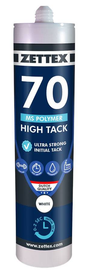 Zettex Polymeer Ms70 High Tack Zwart 290Ml-0