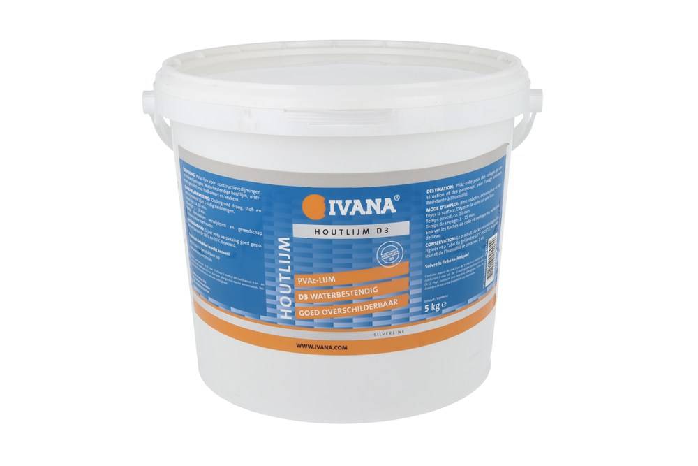 Houtlijm Ivana Waterbest D3 Emmer 5Kg-1