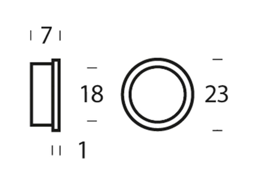 Ivana 10X Nylon Ring Voor Deurkruk-0