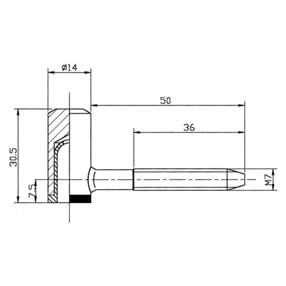 Mauer Paumelle Bovenstuk Vern. 14X75 M7 Opdek-1