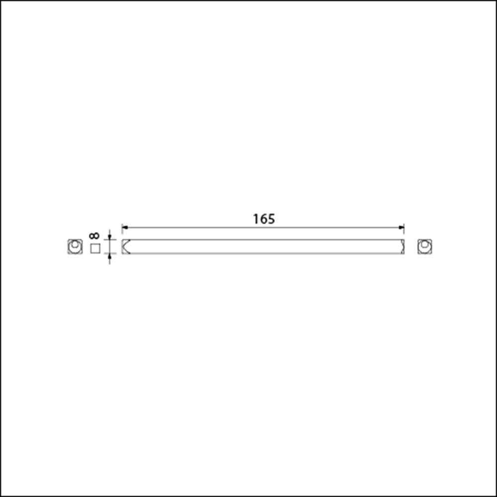 Ivana Wisselstift 8X165mm. T.B.V. Deurdikte 76-104Mm.-1