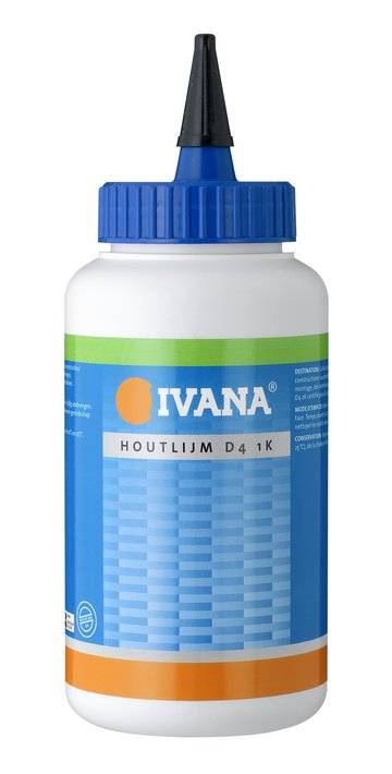 Houtlijm Ivana Watervast D4 1K Flacon 750Ml-0