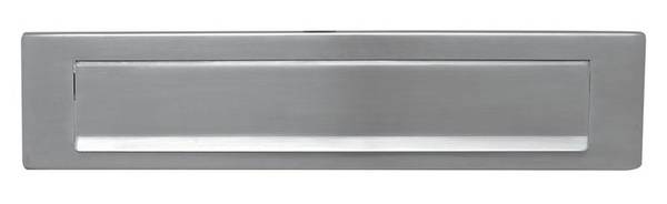 GPF Bouwbeslag Gpf Briefplaat Type 9830.09 Rvs (340X77mm.)