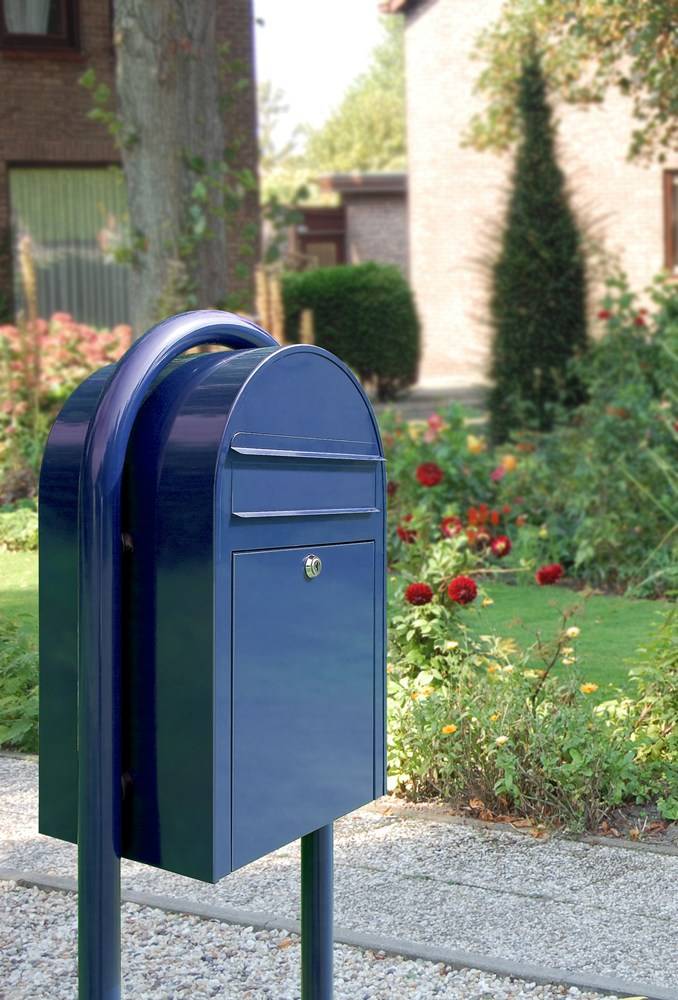 Postkast Bobi Classic Blauw Ral 5003-2