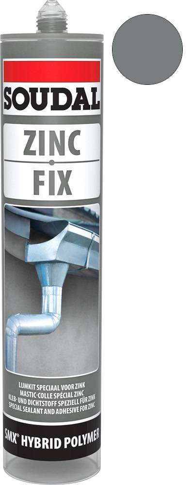 Soudal Zinc Fix Elast. Lijmkit Ms Polymer 290Ml-0