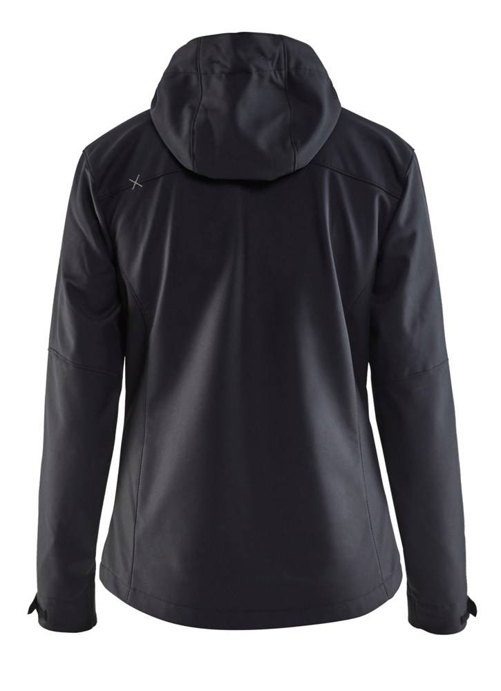 Blakläder Dames Softshell Jack 4919-2517-9992 Zwart / Zilver L-1
