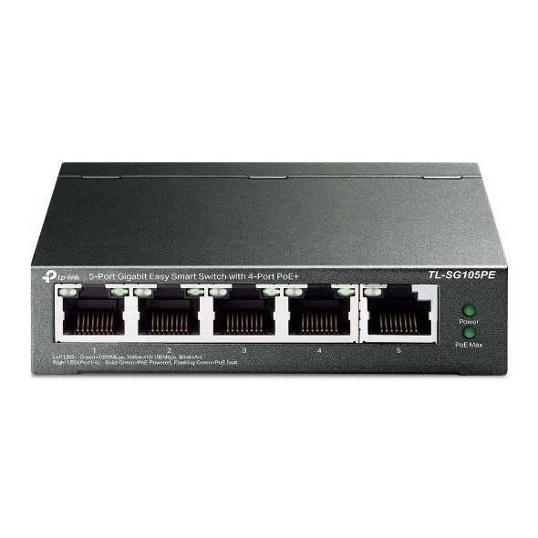 TPL TP-Link TL-SG105PE netwerk-switch Managed L2 Gigabit Ethernet (10/100/1000) Power over Ethernet (...-0