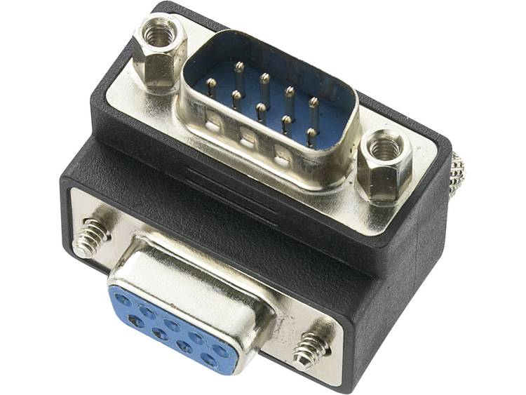 Serieel Adapter [1x D-sub stekker 9-polig 1x D-sub bus 9-polig] Zwart