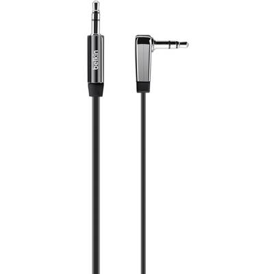 Belkin AV10128bt03 Jackplug Audio Aansluitkabel [1x Jackplug male 3,5 mm - 1x Jackplug male 3,5 mm] 1.00 m Zwart Zeer fl