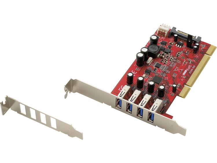 4-poorts USB 3.0 PCI-kaart NEC-chipset