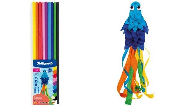 Pelikan Crepepapierset KRP, 10 kleuren, fs-2