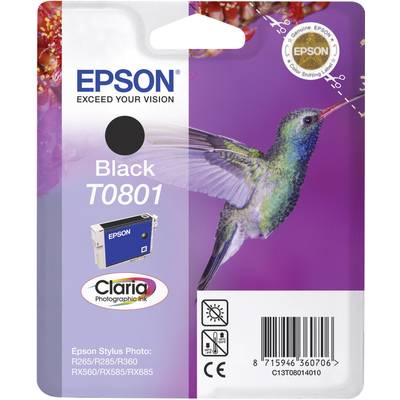 Epson Inktcartridge T0801 Origineel  Zwart C13T08014011