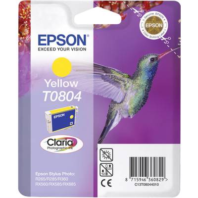 Epson Inktcartridge T0804 Origineel  Geel C13T08044011