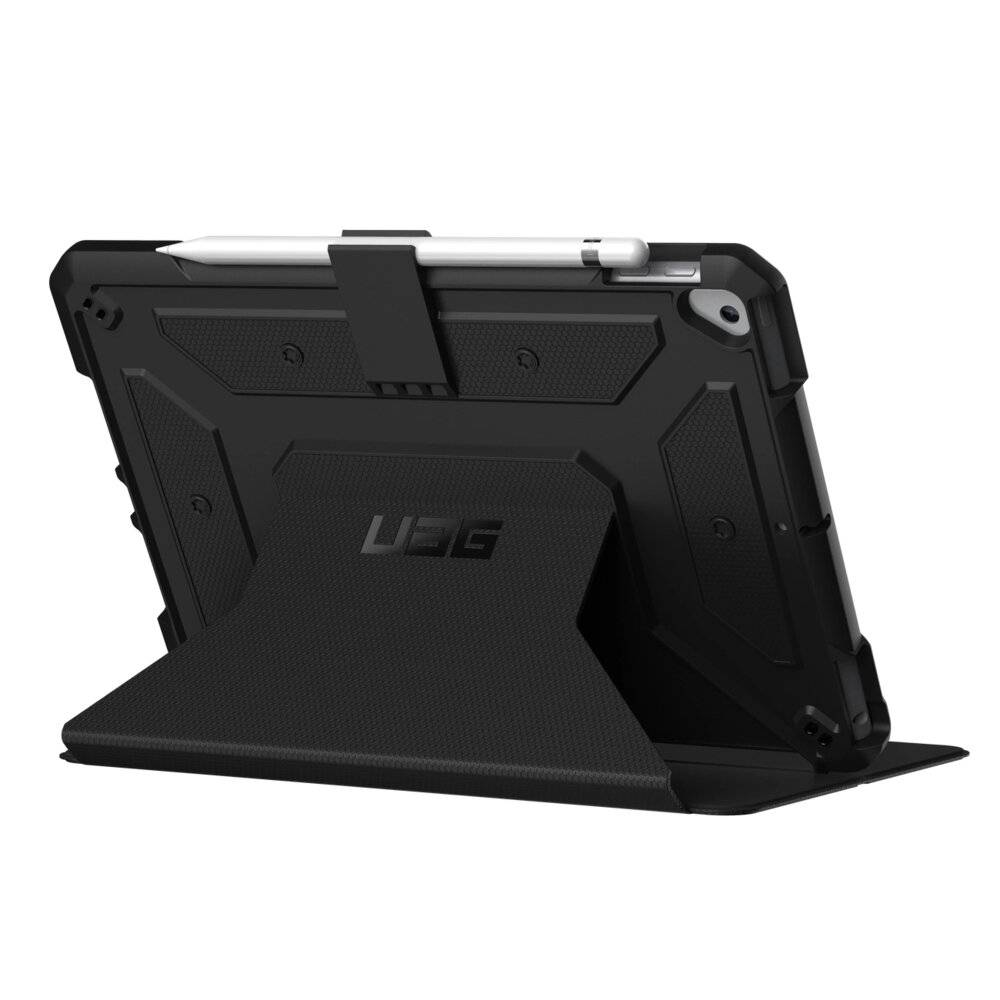Bekroonde afbeelding voor Urban Armor Gear Metropolis Case voor Apple iPad (7e generatie) Tablet - Zwart - Impactbestendig, Valbestendig