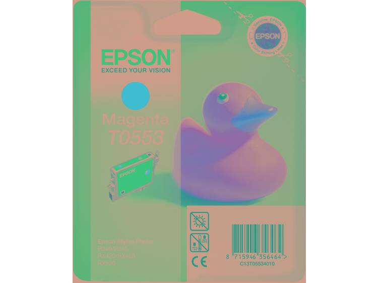 Inkcartridge Epson T055340 rood