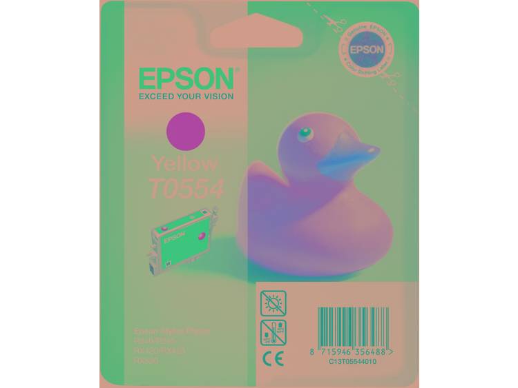 Epson Inkt T0554 Origineel Geel C13T05544010