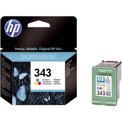 HP Inktcartridge 343 Origineel  Cyaan, Magenta, Geel C8766EE Inkt