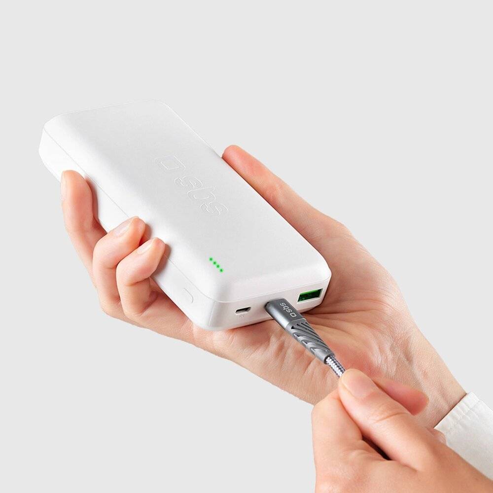 SBS Powerbank 20.000 mAh Power Delivery 20W Multi-Port weiss-1